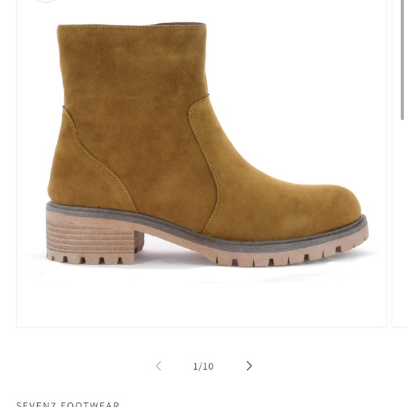 Seven7 Tan Zip Bestie Boots - Picture 8 of 8